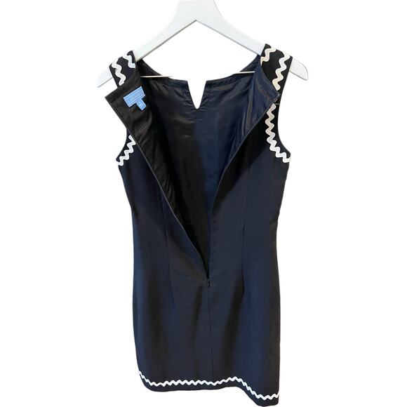 Elegant J McLaughlin | Black Dress with White Accent - Picture 7 of 11